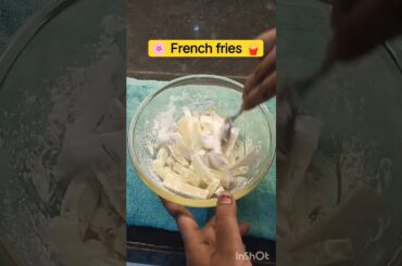 crispy french fries😋🍟#viral #trending#recipe#homemade #frenchfriesrecipeathome #shortsvideo#cooking