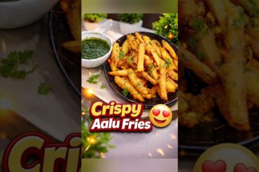 Crispy Aalu Fries 😍 | Perfect Street Style French Fries at Home 🍟 #shorts #viral #fries #crispy