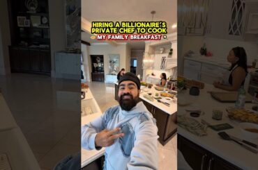 I Hired a Billionaire’s Private Chef to Cook My Family Breakfast