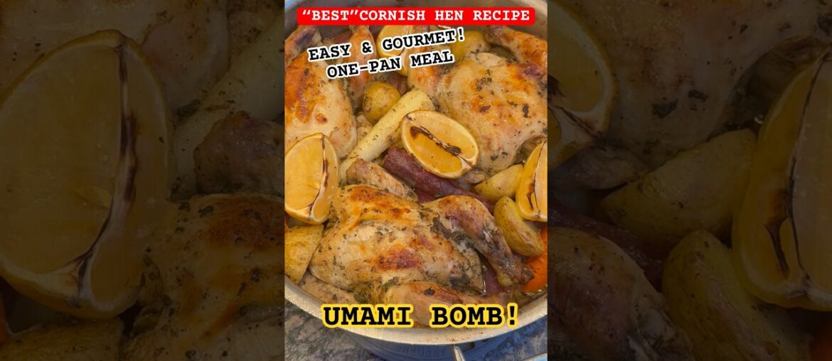 The Best Cornish Hen Recipe: Easy & Gourmet