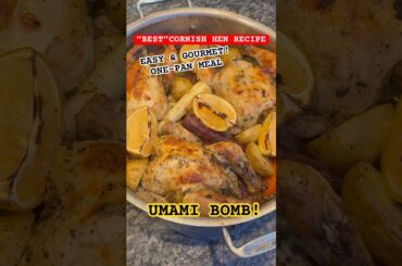 The Best Cornish Hen Recipe: Easy & Gourmet