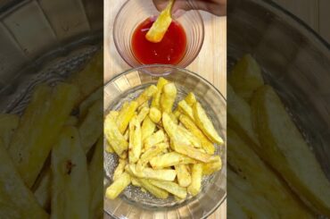 Crispy Finger Chips Recipe | Perfect French Fries at Home 🍟 #recipe #viral #shorts #youtubeshorts