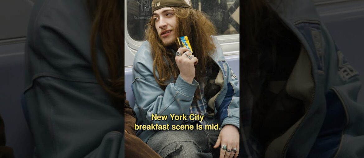New York City breakfast scene is mid !! #subwaytakes #interview #breakfast #brunch #nyc