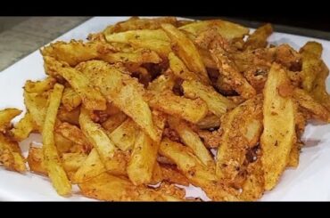 Crispy Masala French Fries Recipe | Restaurant Style potato Chips at Home |