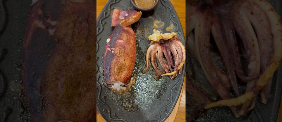 Voici du calamar grillé. Vous aimez ça ?  #français #authenticfrench #french