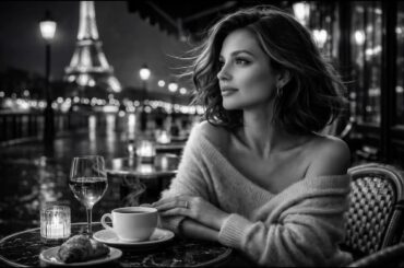 A Quiet Evening in Paris… | Eiffel View Café | Vintage French Chanson