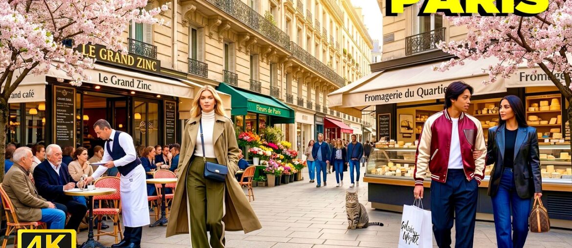 🇫🇷 05 April 2026 Paris Spring Walk 4K60 fps : Les Grands Boulevard