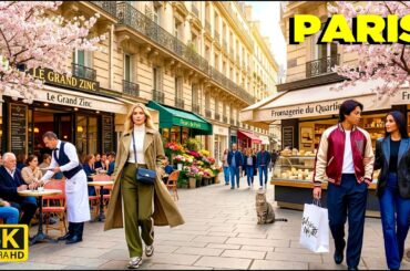 🇫🇷 05 April 2026 Paris Spring Walk 4K60 fps : Les Grands Boulevard