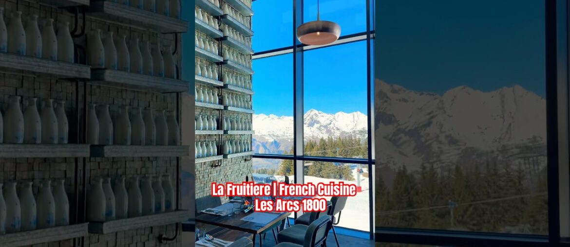⛷️Restaurants in the French Alps | Les Arcs 1800 #lesarcs #frenchalps