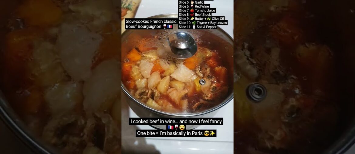 “This French Beef Stew is INSANE 🤯🇫🇷”