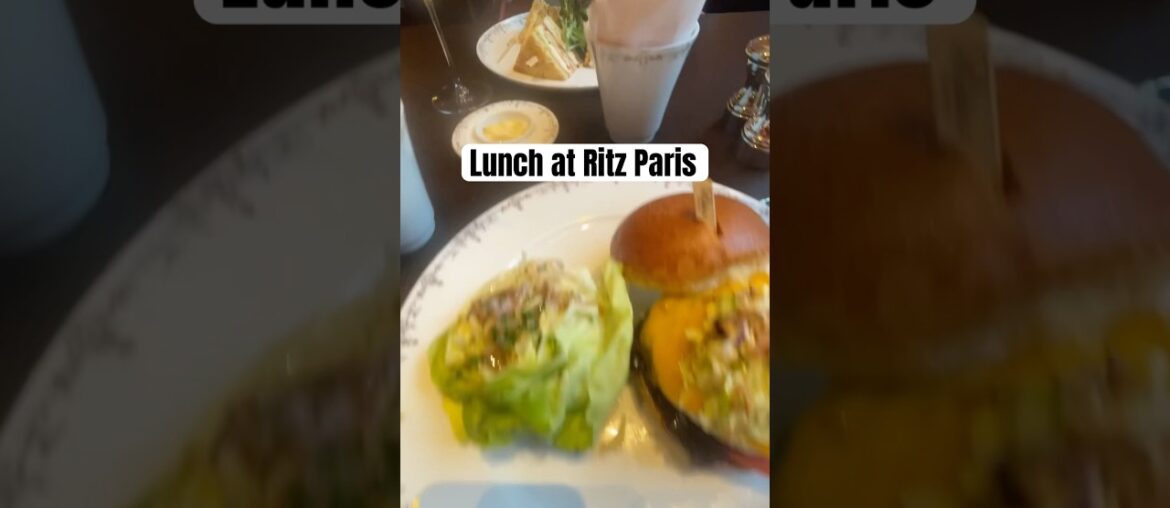have lunch with me at the Ritz Paris 🤗 @theritzparis  ...... #ritzparis #paris #shopaholic