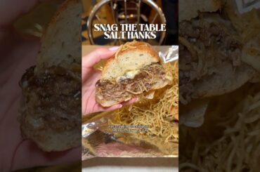 SHOULD YOU SNAG THE TABLE AT SALT HANKS?! 🥖🥩 #perfectonionring #NYC #NewYorkCity