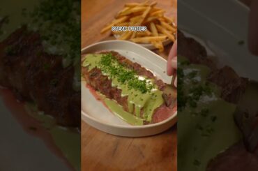 STEAK FRITES #americanbreakfast #recipe #steakfrites