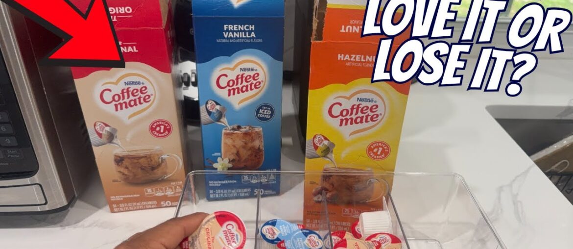 Tried and Tested Coffee Creamer!-Nestle Coffee mate Creamer Singles Variety Pack, Original, French V