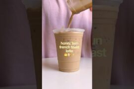 honey bun french toast latte recipe🍯