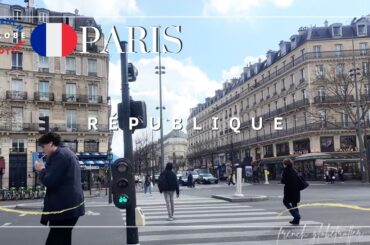 Paris 11th arrondissement Spring Walk 4K 🇫🇷 Canal Saint-Martin ➜ République