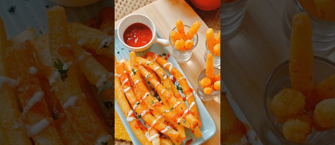 Suji Long French Fries🍟| Viral Japanese Long Fries| Shaam Ka Bhook 🤯 ke Perfect Snacks| |  #Shorts