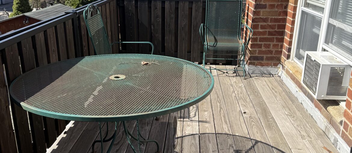 What should I do with this balcony/patio area?