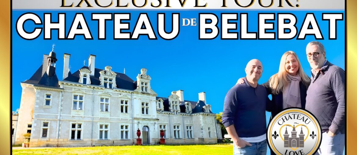 A Dream 1550 French Chateau Saved from Fire! Exclusive Tour: Hidden Rooms & History@savingbelebat