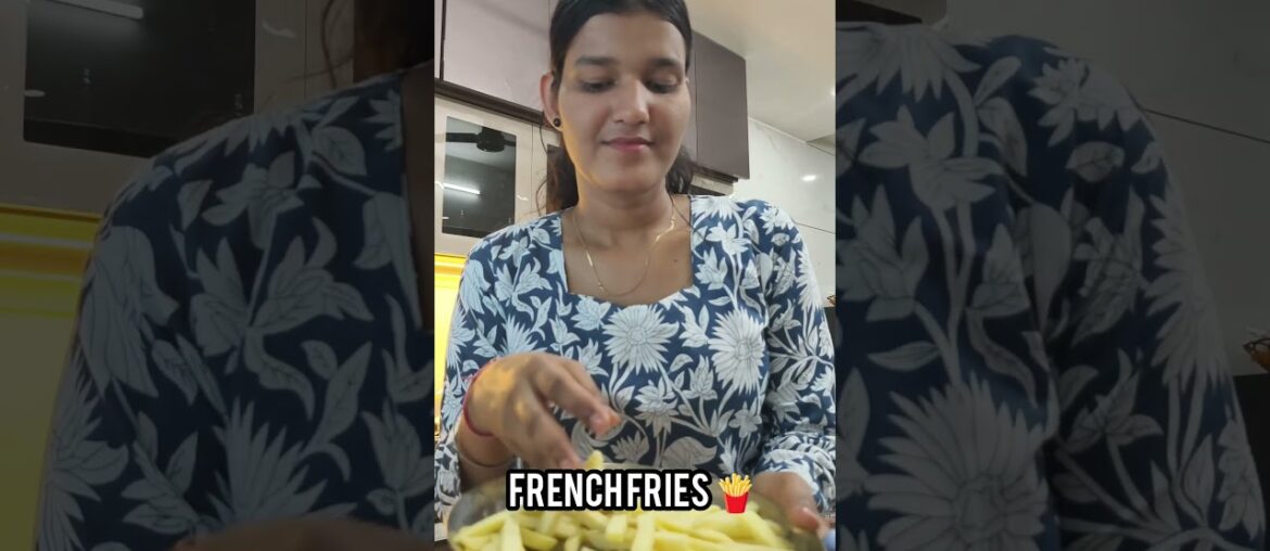 French fries 🍟 recipe 7/365 #youtubeshorts #shortvideo #recipe #frenchfries