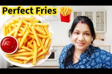 Crispy French Fries Recipe 🍟 | Perfect Street Style Fries at Home | Easy & Quick Snack
