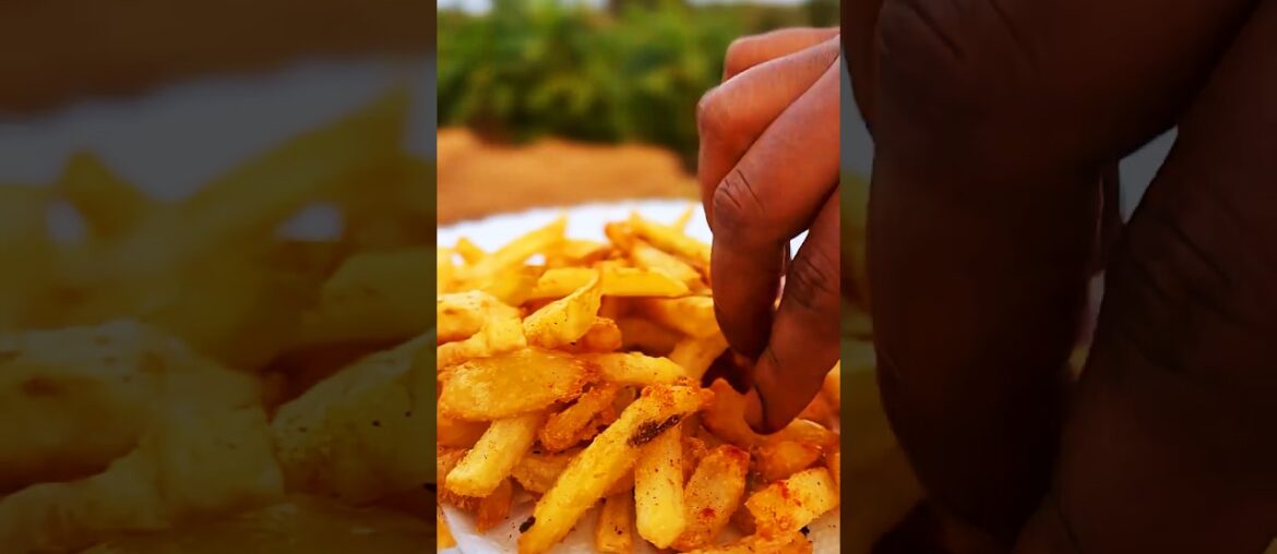 🔥FRENCH FRIES 🍟 #frenchfries #alurecipe #eveningsnacks #crispy #potatosnacks #foodshorts