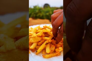 🔥FRENCH FRIES 🍟 #frenchfries #alurecipe #eveningsnacks #crispy #potatosnacks #foodshorts