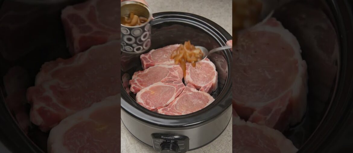 🍖🧅 Slow Cooker French Onion Pork Chops