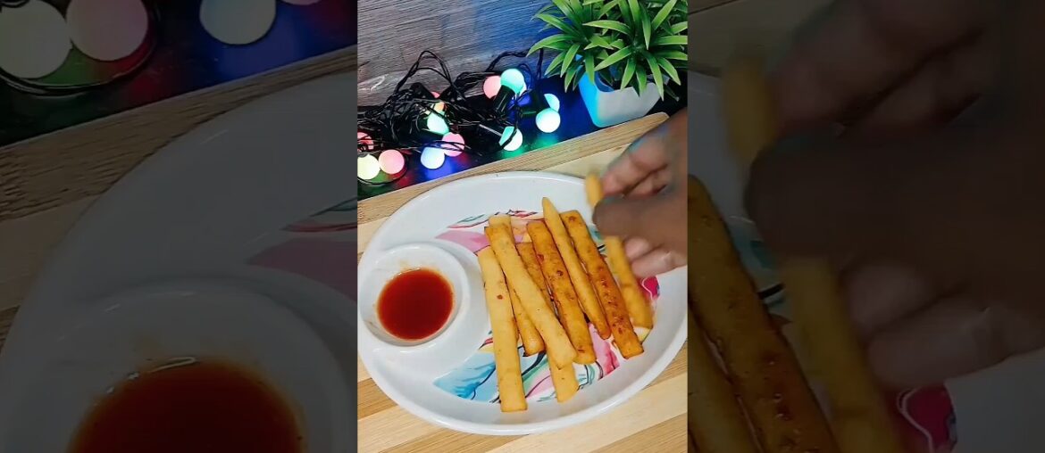 French fries 🍟 recipe in tamil #potatofries #eveningsnacks #snehaskitchen #simplesnacks #shorts