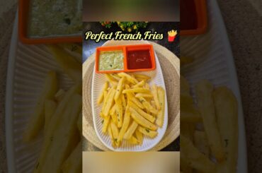 Perfect French Fries at Home 🍟🔥#shorts