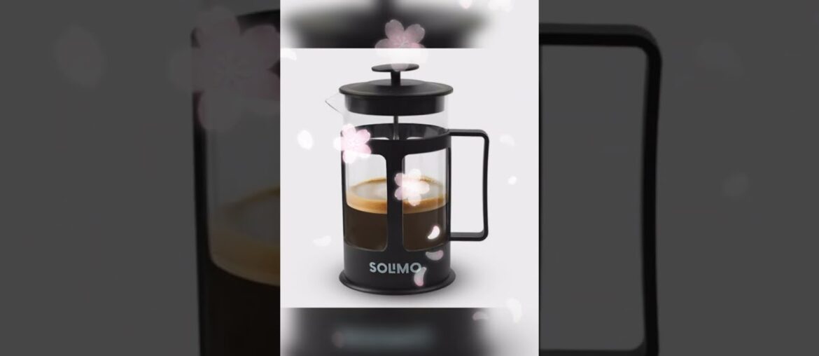 Amazon Brand - Solimo French Press Coffee and Tea Maker. #shorts #yt