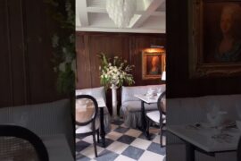 Our full vintage French bistro style dining room makeover in under 30 seconds! This room is still