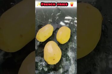 FRENCH FRIES Recipe #shortsfeed #shorts #viralshort #friedpotato #frenchfries #food #frieslovers