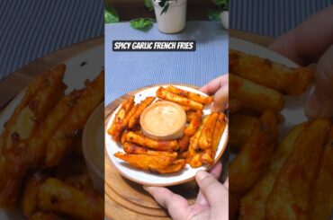 Spicy Garlic French Fries|#chillifry#garlicfries#frenchfries#spicyfried#viralshorts#ytshorts#snacks