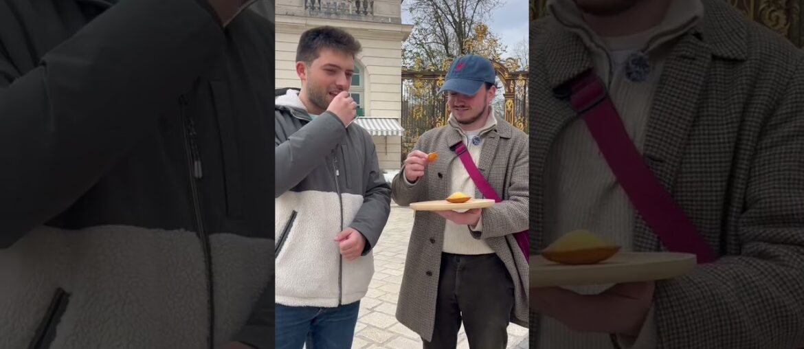 Battle of the madeleine !! 💛 #shorts #madeleines #france #frenchpastrytournancy