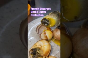 Rustic Garlic Butter Escargot | Classic French Style Plating#Escargot #FrenchCuisine #GarlicButter