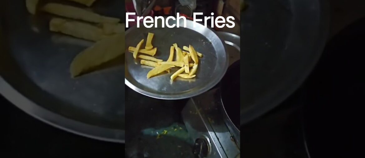 🍟 Crispy French Fries #shorts​ #asmr​ #recipe​ #youtubeshorts #cooking #papadrecipe #streetfood