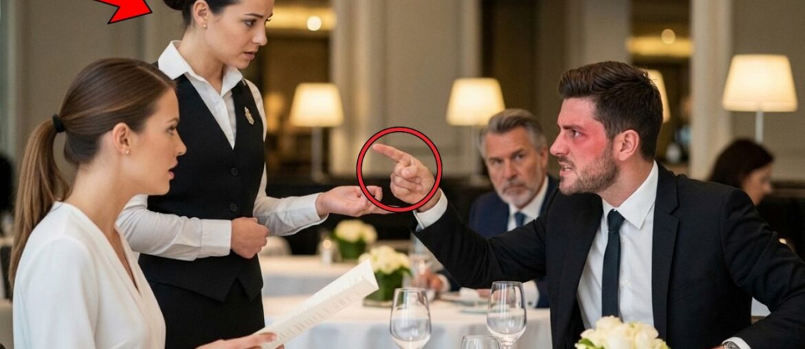 Millionaire Snaps at Waitress—But Freezes When She Speaks Fluent French to His Partner