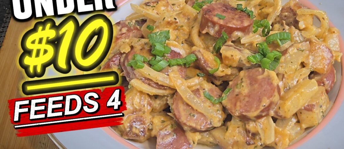 This $10 Dinner Shouldn’t Taste This Good(Creamy Sausage & Potato Skillet)