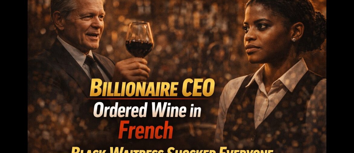 Billionaire CEO Ordered Wine in French — Black Waitress Shocked Everyone