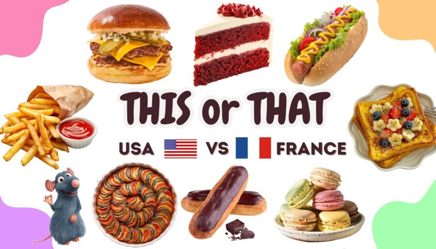 USA 🇺🇸 vs France 🇫🇷: Ultimate Food Battle 🍔🥐 | This or That