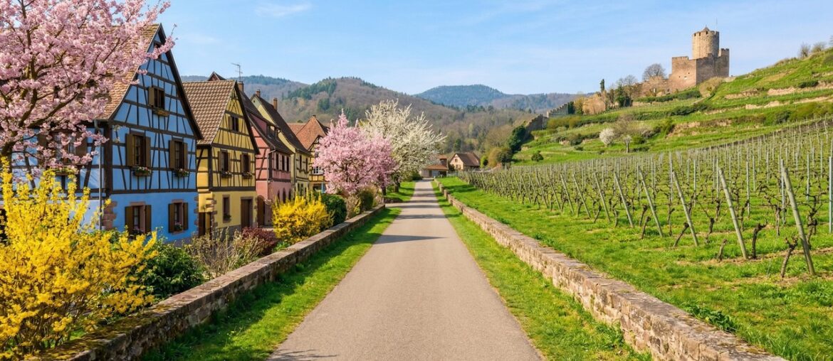 Picturesque Alsace by Bike 🚴 | Half-Timbered Villages & Vineyard Roads