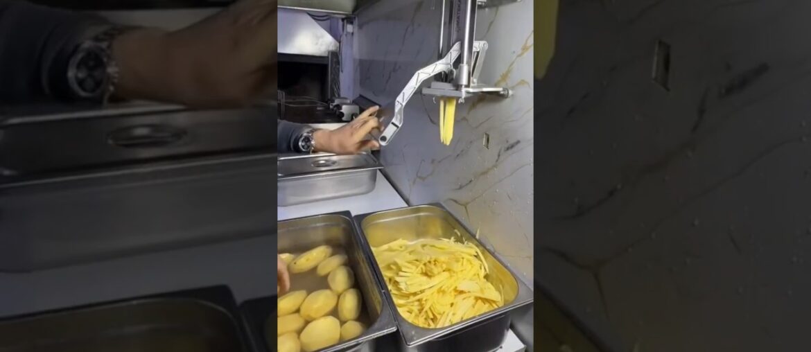 Smart French Fries Maker Machine 🍟🔥 | Perfect Crispy Fries at Home! #kitchen #kitchenorganization