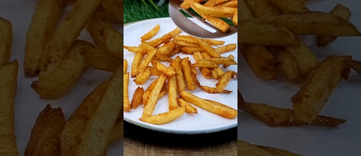 Crispy Masala French Fries Recipe 🤗#snacks #shorts