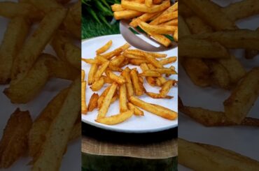 Crispy Masala French Fries Recipe 🤗#snacks #shorts