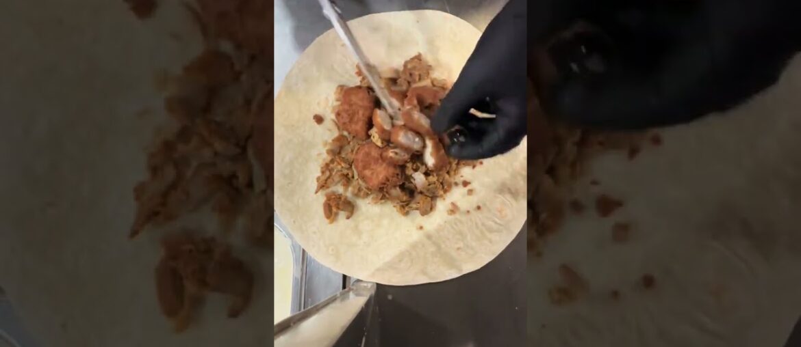 French Tacos Viande & Sauce Gruyère & Frites #BR3 #Tacos #Food #Foodies #eating