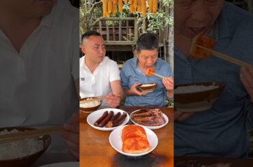 Xiao Jiu really doesn't play by the rules.#gourmet food#村生Live #curedmeat #Xiaojiucuredporksausage