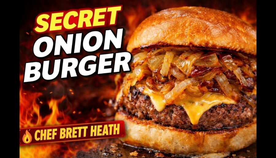 French Onion Burger Recipe 🍔 | Chef Brett Heath’s Buttery Smashburger Secret