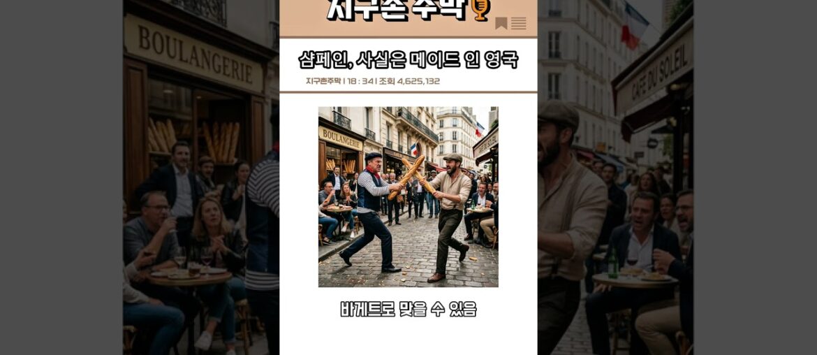 샴페인 원조, 사실은 영국? 🥂🇬🇧