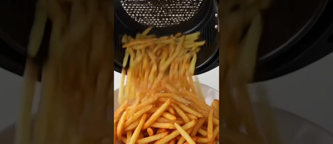 Crispy Air Fryer French Fries 🍟🔥 | Low Oil, Super Crunchy! #AirFryerRecipe #EasySnack